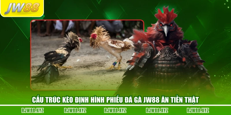 Cấu trúc kèo định hình phiếu đá gà JW88 ăn tiền thật