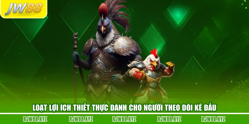 Loạt lợi ích thiết thực dành cho người theo dõi kê đấu